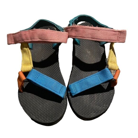 Adorable casual sandals with Velcro straps so cute size 7 - Picture 1 of 1